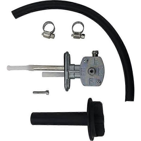 Ensemble robinet d'essence et levier pour VTT Grizzly 350 660 Bruin 350 YFM350 YFM660 5KM-24500-10-00 (1/4)