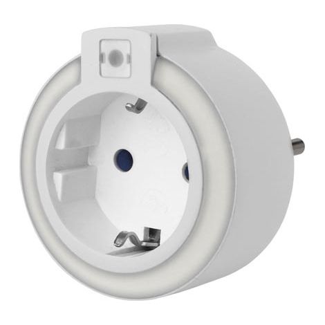 LED-Nachtlicht mit Steckdose – Deutscher Stecker