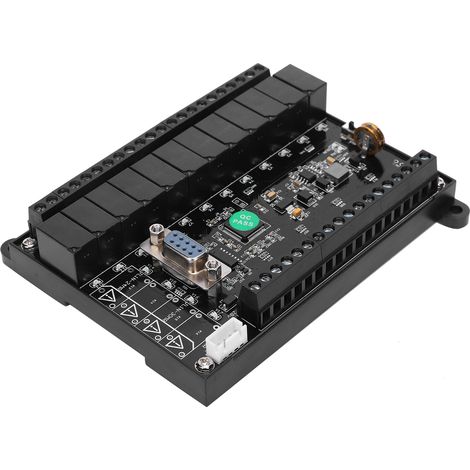Carte de commande PLC, automate programmable, module de temporisation, relais, entrée analogique FX1N-24MR, 24 V CC