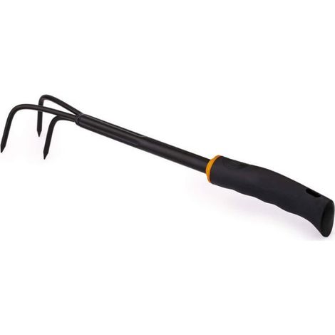Sabot de jardin de luxe de 7,5 cm de large en acier au carbone laqué noir jardin,balcon,potager,terrasse ou entretien funéraire (1/4)