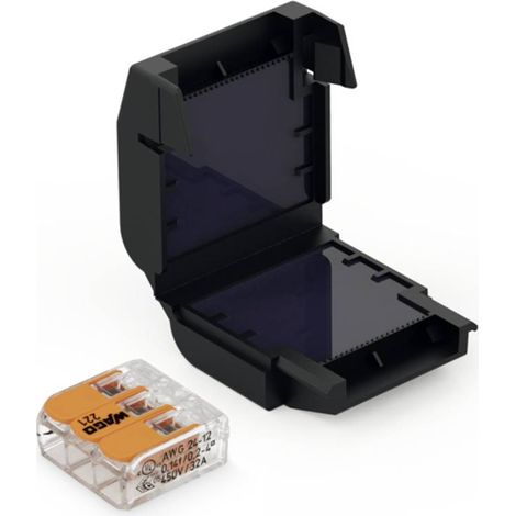 CellPack 407859 EASY-PROTECT/113 Scatola gel collegamento morsetti flessibile: 0.2-4 mm² rigido: 0.2-4 mm² 1 pz. Nero (1/2)