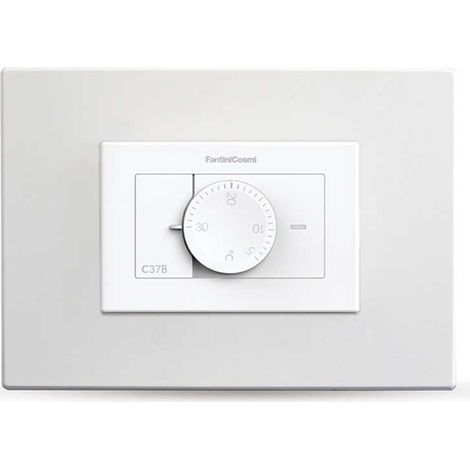 Fantini Cosmi C37B Termostato da incasso Bianco