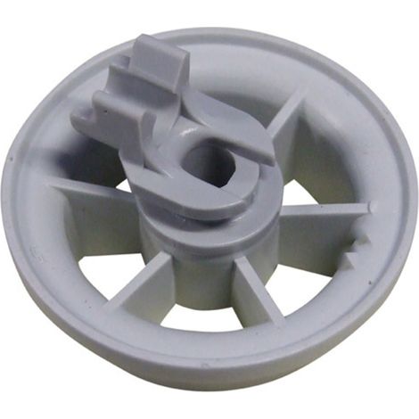 Ersatzteil - Originale Unterkorbrolle (x1) - - BEKO, WHIRLPOOL, BLUESKY, SELECLINE, BAUKNECHT, FAR, BLOMBERG, PROLINE, FAGOR, ALTUS, CONTINENTAL EDISON, AYA, ARDEM, BRANDT, SAUTER, LISTO, IGNIS, SABA