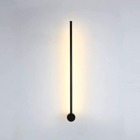 60cm lumière chaude simple ligne LED applique murale décoration d'éclairage intérieur adapté au couloir des escaliers du salon de la chambre,pour l'intérieur et l'extérieur (1/5)