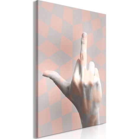 Quadro - Fck You (1 Part) Vertical - 40x60 (1/4)
