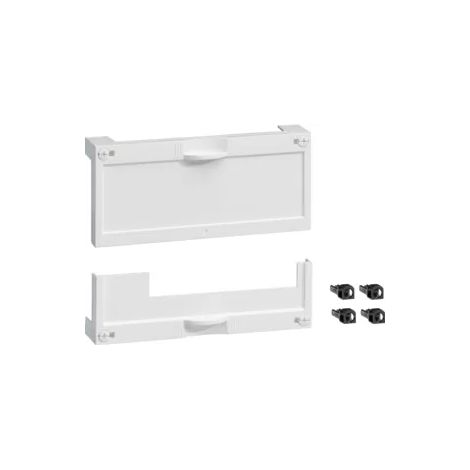hager Abdeckungenset für Multimedia Kit, für Patch-Panel und für 3-fach-Steckdose (1/2)