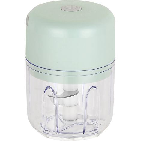 Mini hachoir électrique, pour ail, purée, oignon, herbes, légumes, gingembre, mixeur à fruits (250 ml)