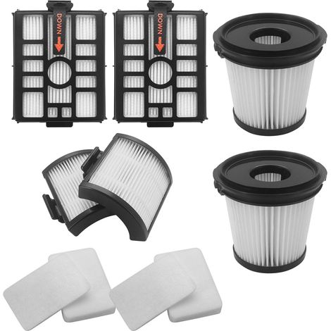 Kit di filtri HEPA di ricambio compatibile con gli aspirapolvere Shark Detect Pro IW3611DE, IW3611EU, IW1611DE e IW1611EU – Accessori per aspirapolvere, filtro lavabile (1/4)