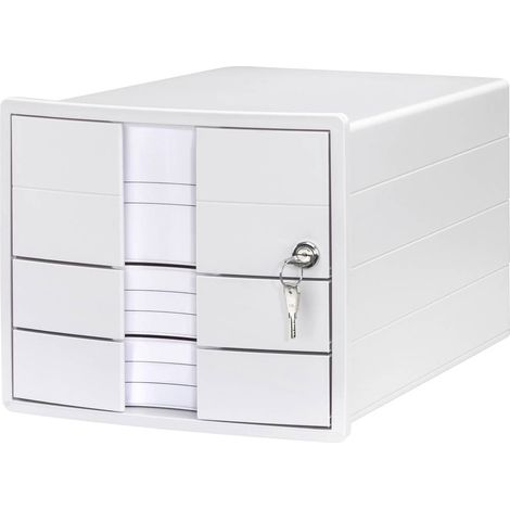 HAN IMPULS 1018-12 Caisson à tiroirs blanc DIN A4, DIN C4 Nombre de tiroirs: 3 W674022 (1/6)