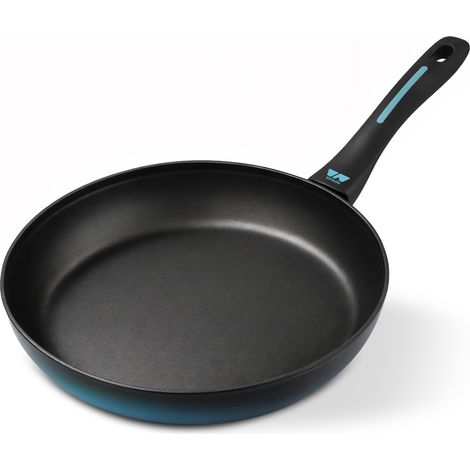 Briebe Mare MARE Poêle Induction en Acier Forgé 24 cm, Antiadhésif sans PFOA, Tous Feux Bleu (1/5)
