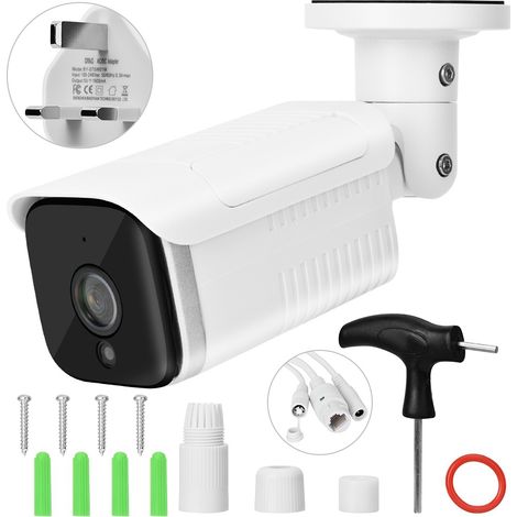 Caméra de surveillance WiFi intelligente 1080P, double antenne, étanche, compatible 110-240V, moniteur de sécurité réseau sans fil pour extérieur (1/5)