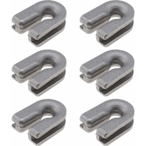6x Schneidkopfösen, kompatibel mit T35, T25, T35X, T45X Bump 537185902, 2,0 mm, 2,4 mm, 3,0 mm, für Gartengeräte und Rasenmäherzubehör