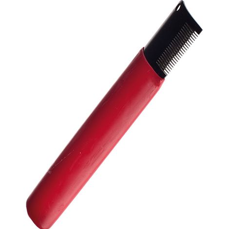 Coltello da stripping a 20 denti con manico in gomma per cani e gatti