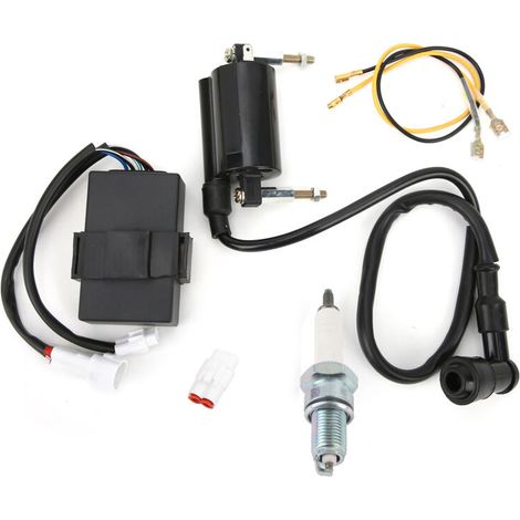 Remplacement de bougie d'allumage CDI de bobine d'allumage de voiture pour Kawasaki Bayou 300 KLF300B 1988-2004 (1/5)