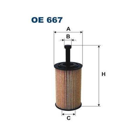 Ölfilter OE667 Filtron