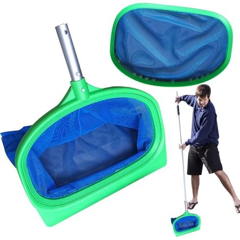 Épuisette de piscine - Sac filet à mailles profondes pour piscine - Accessoires de nettoyage de piscine - Épuisette pour fontaine (1/4)