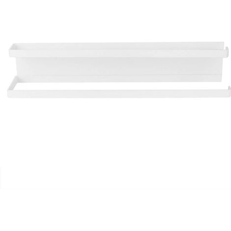 Porte-serviettes magnétique double en métal Kadimendium 40 cm (blanc) (1/5)
