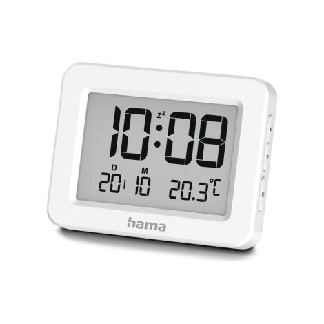 El Hama Radio despertador digital Kos combina funcionalidad y diseÃ±o compacto en un formato elegante y prÃ¡ctico. Con su pantalla LCD en color blanco