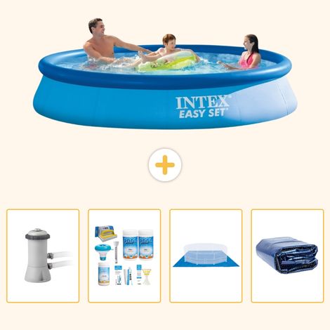 Intex Piscine Easy Set Ronde - 366x76 cm - 5-pièces S289 (1/5)