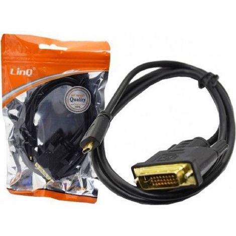 Micro Hdmi To Dvi-d 24+1 Conversion Adapter Cable 1.5 M Long Dv-c4526