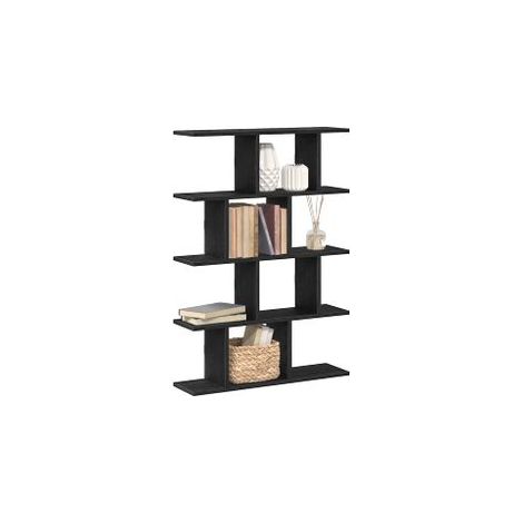 Étagère cube murale 12 compartiments noir bois d'ingénierie (1/5)