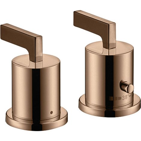 AXOR Citterio de hansgrohe Termostato de 2 orificios para borde