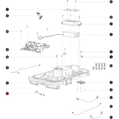 Cavo contatto di ricarica i108E ORIGINALE BLUEBIRD robot rasaerba AB12.02.00.0158