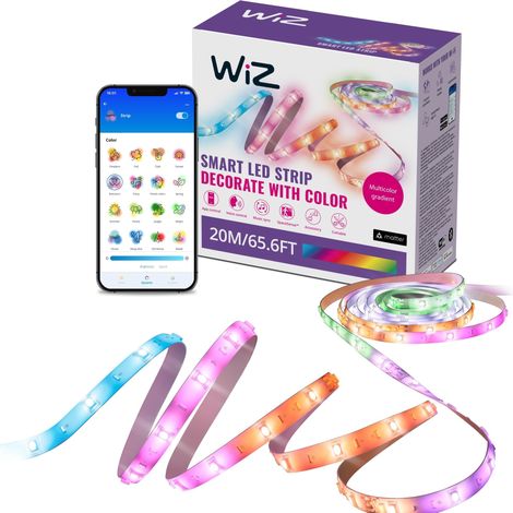 Tira LED wiz segmentos ajustables efectos dinámicos