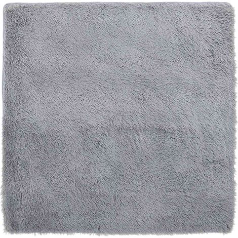 Maison Exclusive - Alfombra de pelo largo NAVARRA gris claro 240x