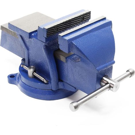 Wiltec Schraubstock Light Duty 150 mm Klemmbacke, Spannwerkzeug mit Amboss für leichte Beanspruchung für Werkbank (1/5)