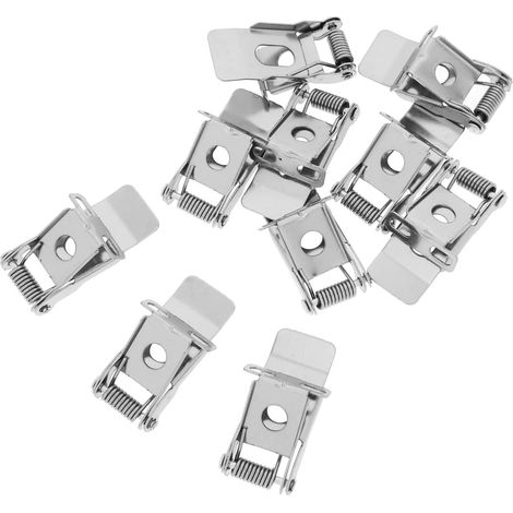 Clip spot métal, pour éclairage, spot encastré et panneau LED (1/5)
