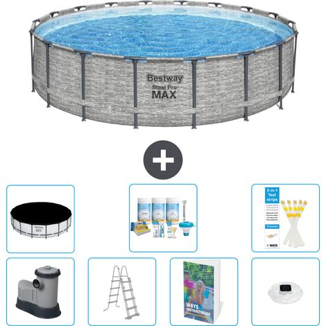 Bestway Steel Pro MAX Rund - 549x122 cm - 8-teilig  S576