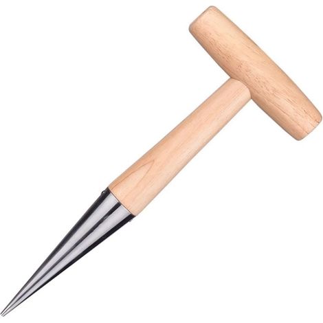 Dibbeur De Semis - Acier Inoxydable Et Bois - 28 Cm - Pour Jardinage Et Repiquage - 1 Pièce (1/5)