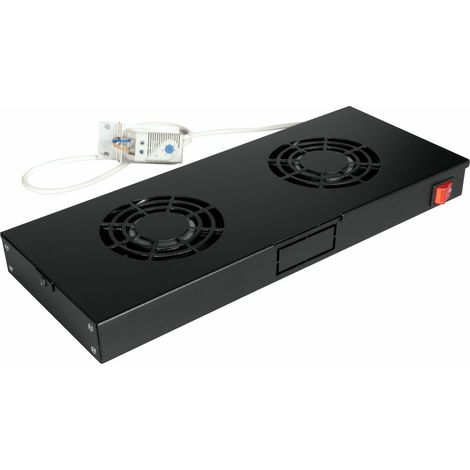 Equip Lüftermodul 19` für Serverschränke, 4xLüfter RAL9005