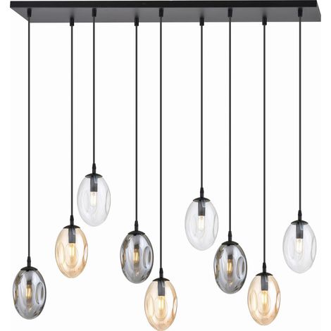 Lampadario Emibig Astral 9 luci E14 vetro multicolor (1/5)