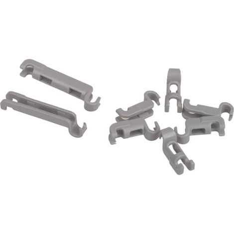 Ersatzteil - Lager Clips/Klappstachelreihe (8 Stk.) - - NEFF, SIEMENS, BOSCH, GAGGENAU, VIVA, GORENJE, BALAY, CONSTRUCTA, JUNKER, PROFILO, PITSOS, BLAUPUNKT, THERMADOR, KUPPERSBUSCH