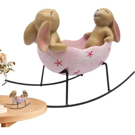 Figuren Ornamente Neuheit Yard Bunny Decor Landschaft für