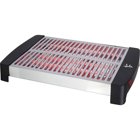 Tostadora horizontal grande XXL Jata TT591 (35 x 25 cm) con 5 barras de cuarzo, carcasa de acero inoxidable y parrilla (1/6)