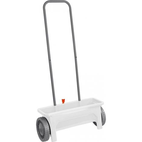 GT Garden Streuwagen, Universalstreuer für Rasen oder Dünger auf Rädern, 45cm Streubreite, 12 Liter Fassungsvermögen