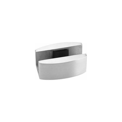 Guide Porte Coulissante Sol, Guide de Sol pour Porte coulissante de douche, 50x31 mm Arrêts de Portes, Guide De Plancher en Acier Inoxydable 304, pour Portes coulissantes en Verre sans Cadre (1/5)