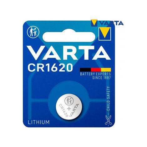Pila Varta lithium cr1620 3v blíster 1 unid ø16x2.0mm