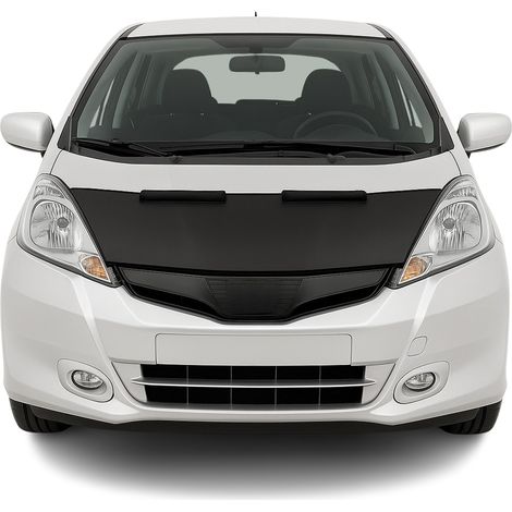 Protège Capot compatible avec Honda Jazz 2009 à 2014, Bra de Capot Protection, Noir (1/5)