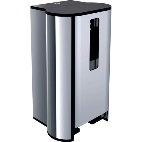 Support de papier toilette SYSTEME 2 pour deux rouleaux, verrouillable chromé (1/2)