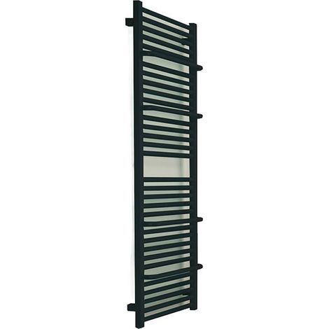 Heizungsbetrieb Handtuchheizkörper - Mattschwarz - Höhe 1700mm Breite 600mm - 1031 Watt - LIM1700/600SXN