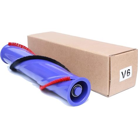 Brosse à tapis à rouleau de rechange pour aspirateur, barre de nettoyage, compatible avec les pièces d’aspirateur Dyson (pour V6 (4 broches, diamètre : 45 mm) (1/5)