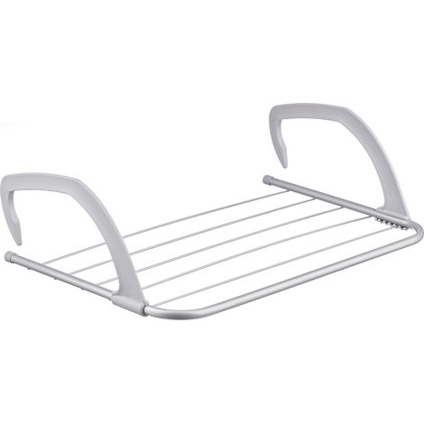 Sèche-linge en acier pour balcon de 3 m, à suspendre à la balustrade.