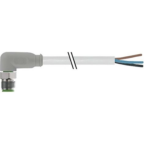 Connecteur industriel pré-câblé RS PRO 3 conducteurs , M8 Mâle, 5m ( Prix pour 1 )