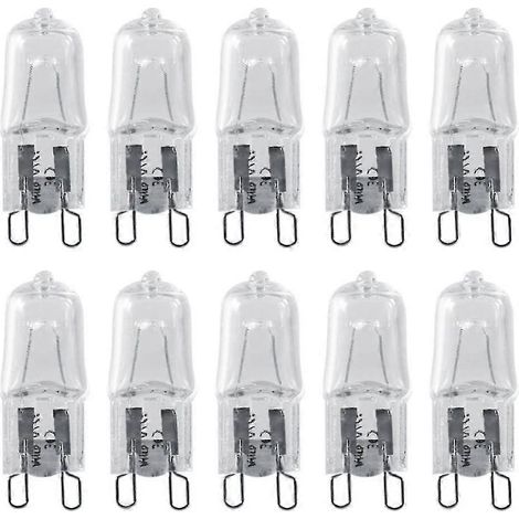 Ampoules halogènes G9 40 W, ampoules halogènes T4 G9, ampoule halogène bipolaire à culot G9, T4 JCD 120 V, halogène G9 40 watts (1/3)