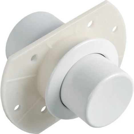 Bouton WC poussoir pneumatique blanc SCHWAB pour réservoirs encastrés