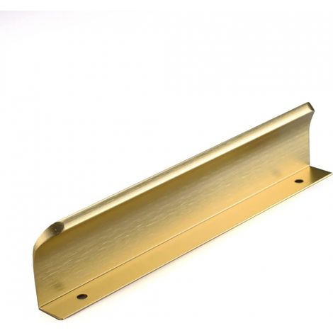 Poignée Invisible Poignée de Meuble Cuisine Poignee Doree de cuisine or brossé Poignee Tiroir Laiton Brossé en Alliage d'Aluminium Entraxe 160mm (1/5)